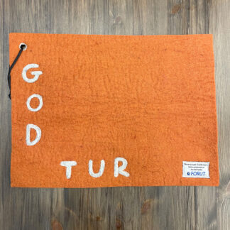 Sitteunderlag i filt "God tur"