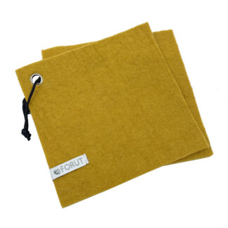 Grytekluter i filt, ensfarget